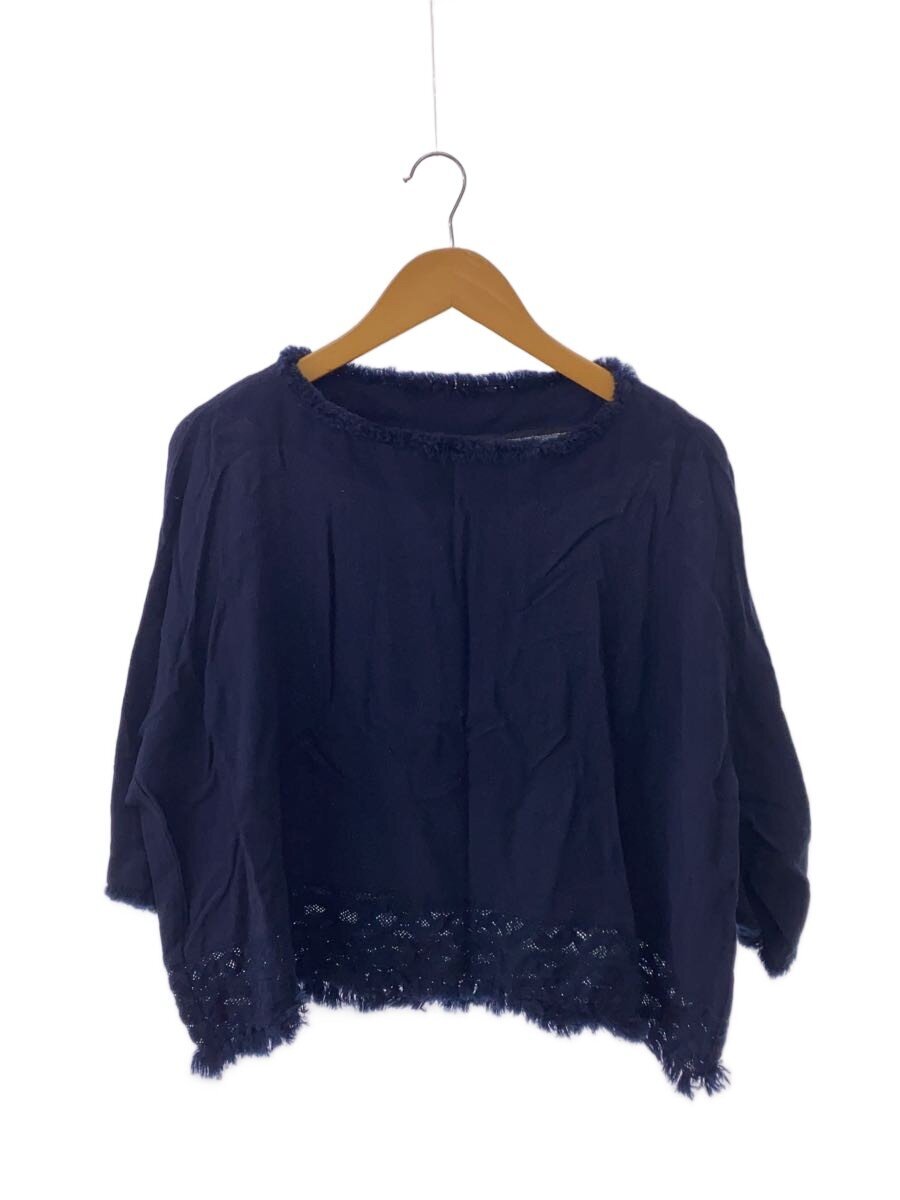 HaaT / 半袖カットソー/2/ウール/NVY/無地/HA61FJ541//