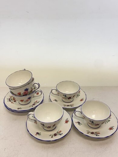 商品画像：カップ&ソーサー/6点セット/WHT 1