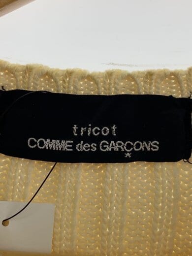 商品画像：ニットベスト(厚手)/FREE/ウール/WHT/無地 3