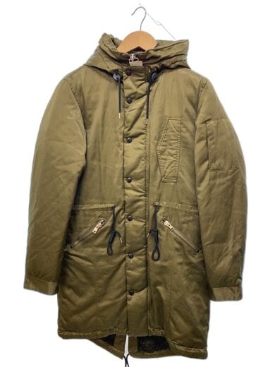 商品画像：ダウンジャケット/S/コットン/KHK/無地/PJ-J5-41423 1