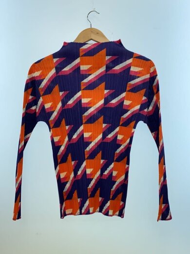 商品画像：長袖ブラウス/3/ポリエステル/マルチカラー/総柄/PP11-JK711/ボトルネックカットソー// 2