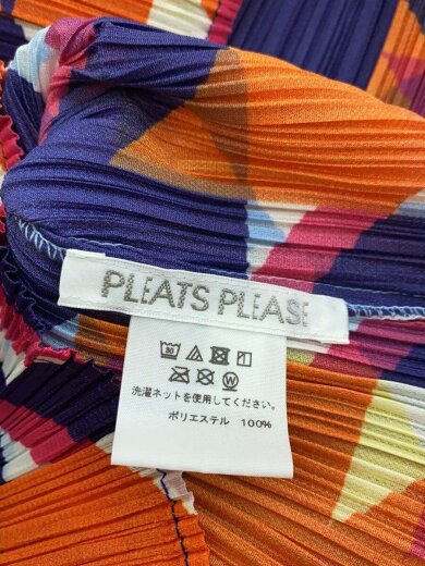 商品画像：長袖ブラウス/3/ポリエステル/マルチカラー/総柄/PP11-JK711/ボトルネックカットソー// 3