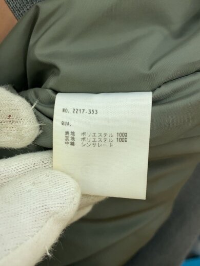 商品画像：17Aw/POLYESTER DOUBLE CLOTH MA-1/フライトジャケット/42/BRW/2217-353 4