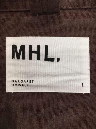 画像：MHL.20SS/COTTON END ON END/1/コットン/BRW/無地/595-01575003