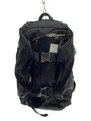 Wストラップリュック/BLK/無地