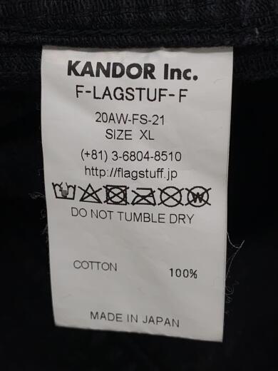 画像：F-LAGSTUF-F20AW/BLEACH CORDS C-A/カバーオール/XL/コーデュロイ/BLK/20AW-FS-214