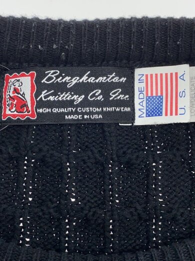 画像：その他ブランドBinghamton Knitting Co./セーター/XL/コットン/BLK//3