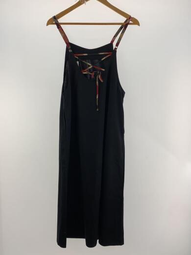 画像：BLUE LABEL CRESTBRIDGE23SS/ハイカウントシルケットポンチエプロンドレス/38/コットン/BLK/55J57-750-092