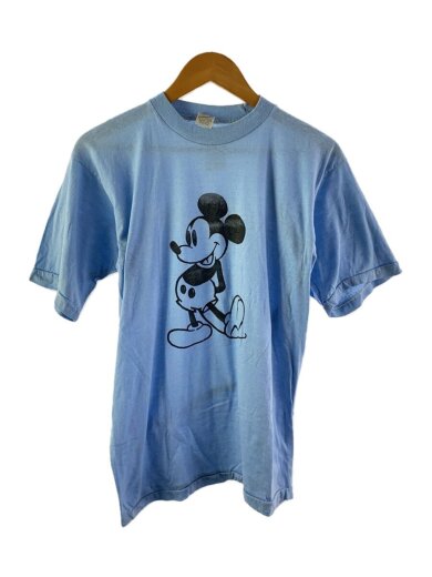 商品画像：PARAMOUNT/80s/ミッキー/パキ綿//Tシャツ/L/コットン/BLU/プリント// 1