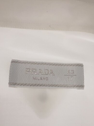 画像：PRADA22SS/BIANCO POPELINE SIMBOL COTTON SHIRT/コットン//UCN425 S2213