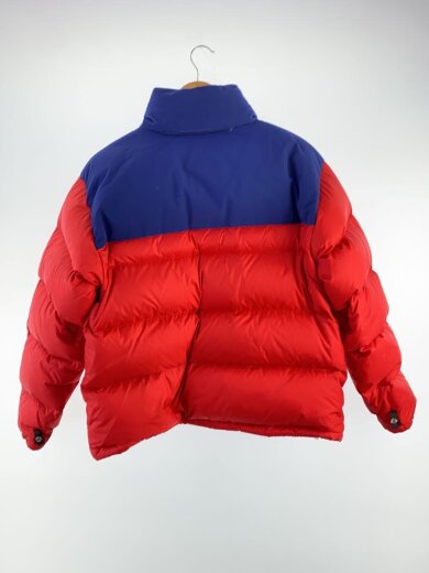 画像：GUCCI × THE NORTH FACEダウンジャケット/M/ナイロン/RED/無地/663733//2