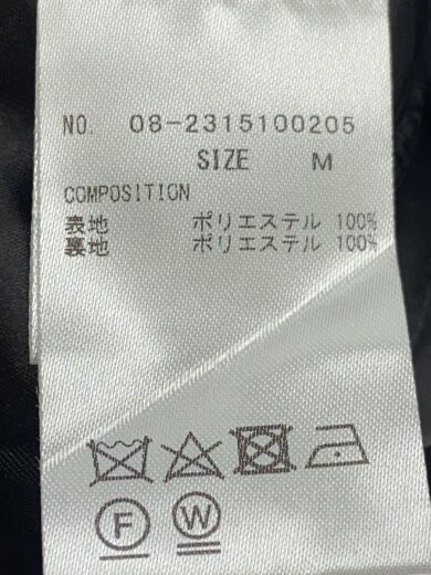 商品画像：リボンギャザーレースワンピース/M/ポリエステル/BLK/08-2315100205 4