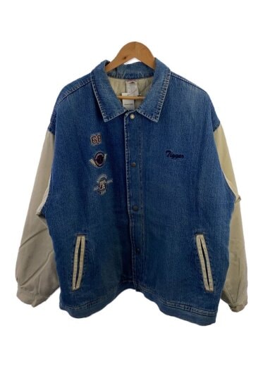 商品画像：スタジャン/XL/デニム/IDG/無地 1