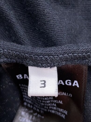 商品画像：22SS/METAL LOGO CRASHED SS TEE/Tシャツ/3/コットン/BLK/694576// 4