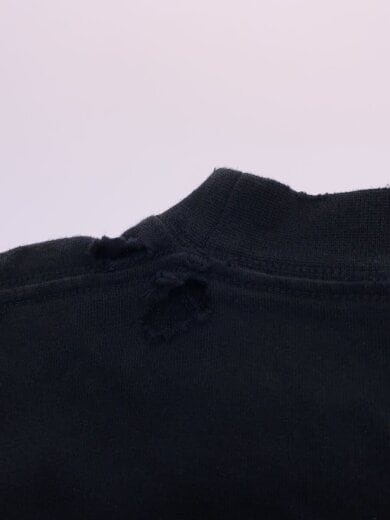 商品画像：22SS/METAL LOGO CRASHED SS TEE/Tシャツ/3/コットン/BLK/694576// 7