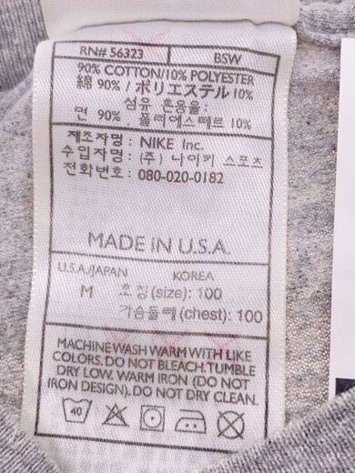 商品画像：USA製/Tシャツ/M/コットン/SLV// 4