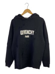 Destroyed Logo Pullover/パーカー/L/コットン/BLK/BM703A3Y0S