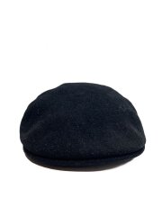 WOOL 504 HUNTING CAP/ハンチング/XL/ウール/BLK/メンズ/0258BC
