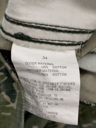 商品画像：カーゴパンツ/34/コットン/GRN/カモフラ 5