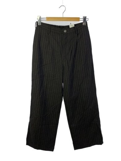 商品画像：25SS/TRラミーストレートパンツ/40/ポリエステル/BRW/ストライプ 1