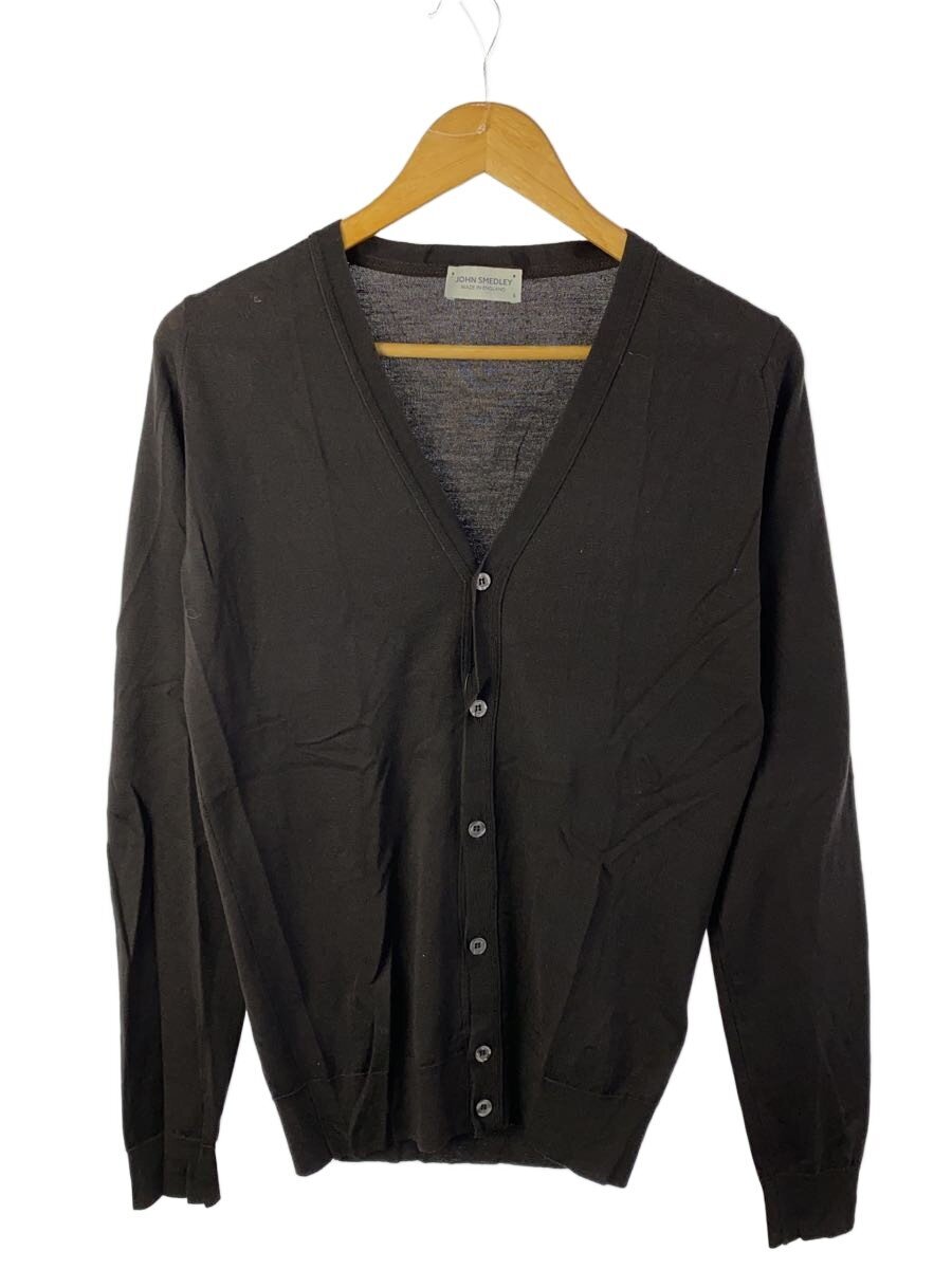 JOHN SMEDLEY / カーディガン(薄手)/S/ウール/BRW