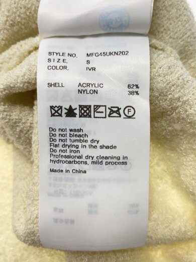 商品画像：ポロシャツ/S/アクリル/IVO/MFG45UKN202// 5