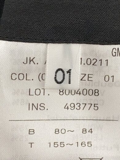 商品画像：WOOL LINEN SHARKSKIN/テーラードジャケット/36/ウール/BLK/JK AG GM 0211 4