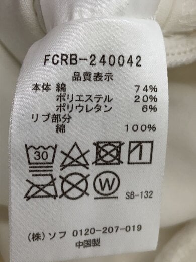 商品画像：TECH SWEAT TEAM FLAT HEM BAGGY PANTS/ボトム/M/ポリエステル/WHT 5