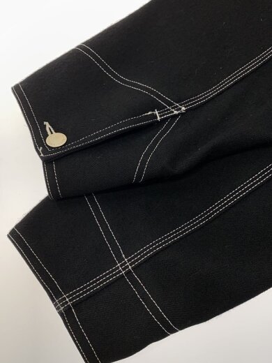 画像：FACETASMWOOL COVERALL/カバーオール/4/ウール/BLK/PIPPA-JK-M035