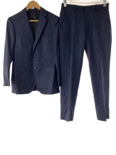 商品画像：3ピース/スーツ/36R/ウール/NVY/ストライプ/51H83-220-28 1