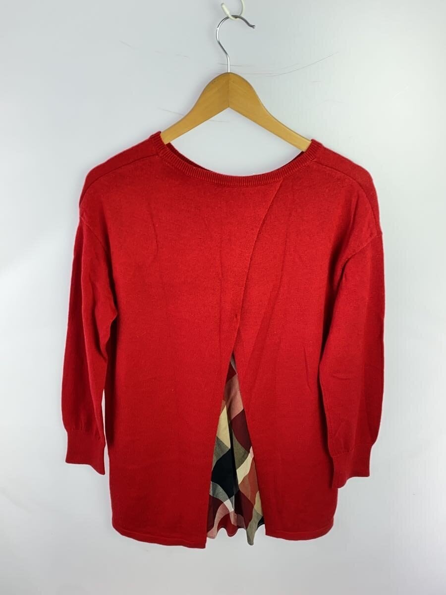 BLUE LABEL CRESTBRIDGE / 21AW/ニット・セーター(薄手)/38/ウール/RED/55N23-699-16