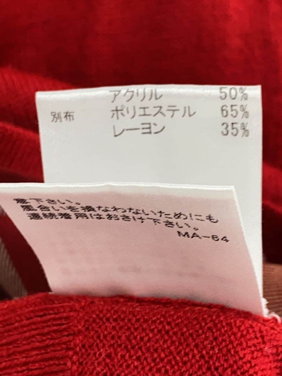 BLUE LABEL CRESTBRIDGE / 21AW/ニット・セーター(薄手)/38/ウール/RED/55N23-699-16