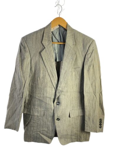 商品画像：テーラードジャケット/AB6/リネン/GRY 1