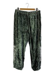 23FW/Crushed Velvet Track Pant/ボトム/M/--/GRN
