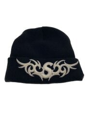 25AW/Tribal S Logo Beanie/ニットキャップ/--/アクリル/BLK/メンズ