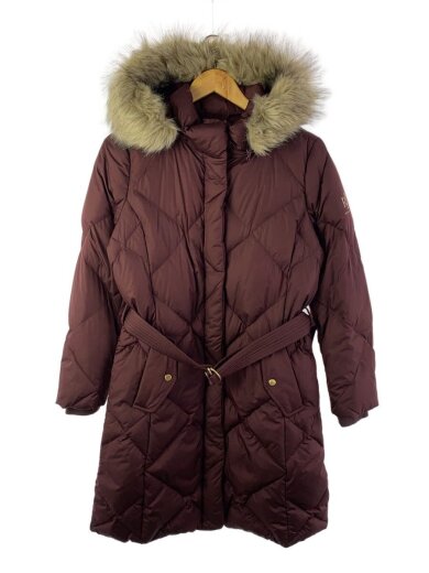 商品画像：ロングダウンジャケット/S/ポリエステル/ボルドー// 1