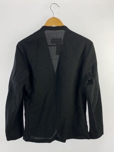 商品画像：24AW/ノーカラージャケット/44/ウール/BLK/S50BN0447 2