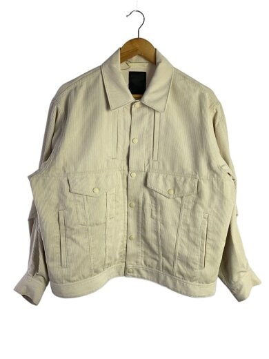 商品画像：TECH TRUCKER JACKET CORDUROY/FREE/コーデュロイ/IVO/BJ-32022WL 1