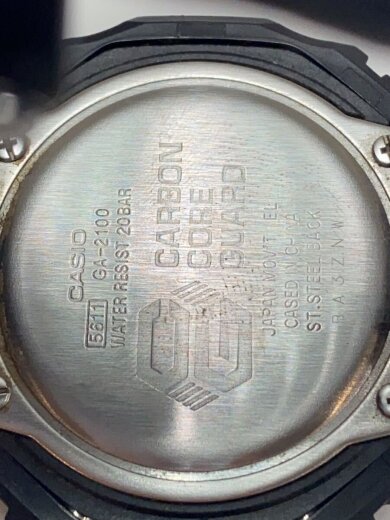 商品画像：クォーツ腕時計・G-SHOCK/デジアナ/レザー/BLK/BLK 3