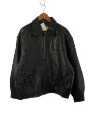 boston harbour/レザージャケット・ブルゾン/XL/レザー/BLK