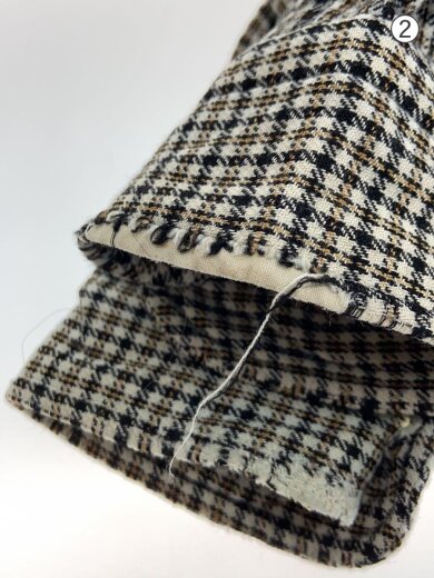 商品画像：長袖シャツ/3/--/BEG/チェック 5