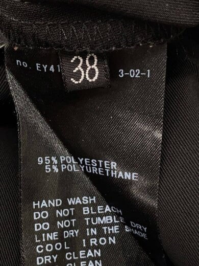 商品画像：25SS/エトリオンツイルテーパードパンツ/38/ポリエステル/BLK/25-030-370-0310-1-0 5