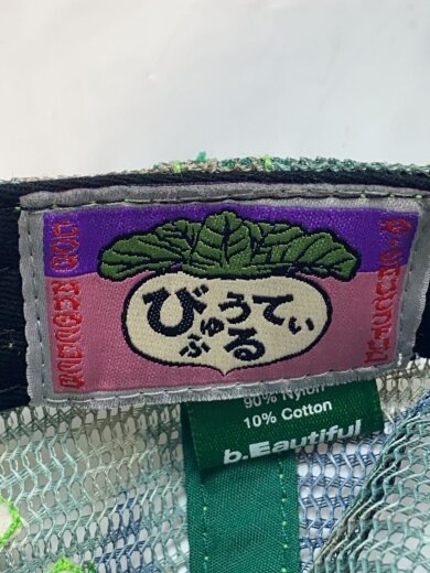 商品画像：b.Eautiful/Vapor 6 Panel Hat mesh cap/FREE/ナイロン/GRN/メンズ 5