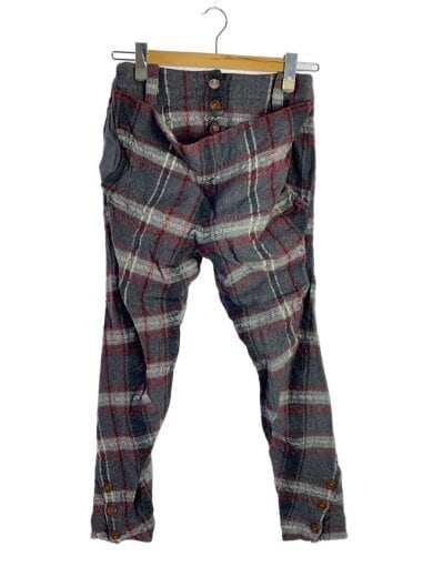 商品画像：ボトム/2/ウール/GRY/チェック/357-01-73013 1