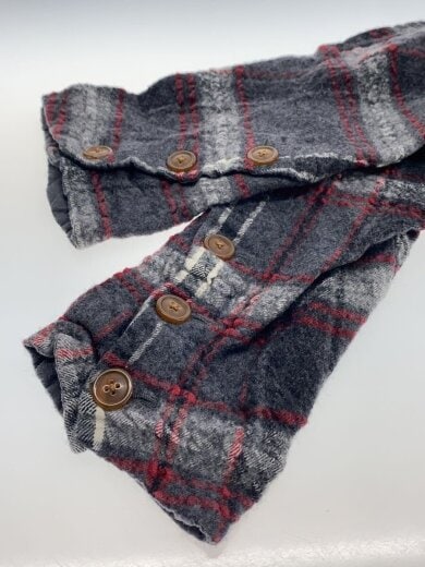 商品画像：ボトム/2/ウール/GRY/チェック/357-01-73013 6