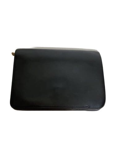 商品画像：ショートウォレット/2つ折り財布/レザー/BLK/メンズ 1