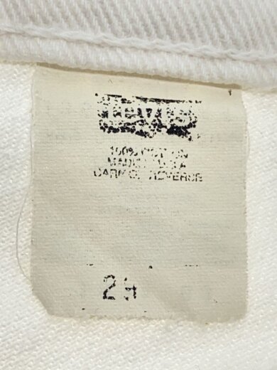 商品画像：90s/LOOSE/ショートパンツ/28/デニム/WHT 5