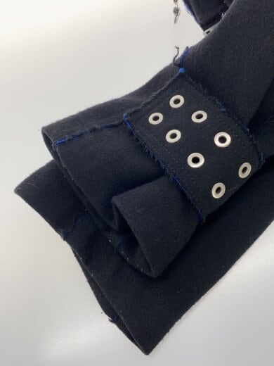 商品画像：メルトンジップブルゾン/S/ウール/BLK 6