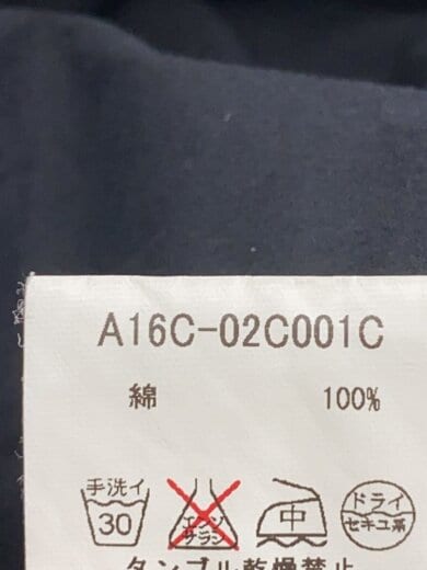 商品画像：ダスターコート/2/コットン/BLK/A16C-02C001C 5