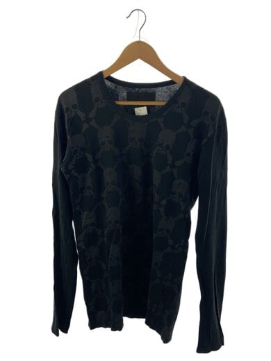 商品画像：長袖Tシャツ/48/コットン/BLK/総柄 1